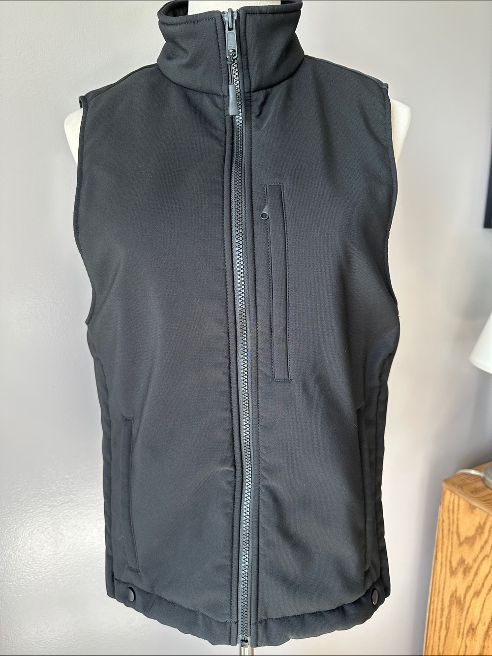 Blauer Softshell insulated black vest size small